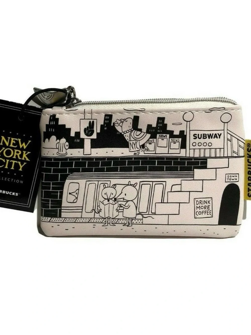 Starbucks canvas zip